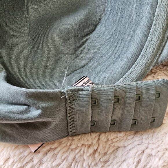 34DD Victorias Secret Body By Victoria Lined Perfect Coverage Bra Lace Green - Picture 6 of 10